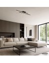 Rabalux 71528 Lirien, плафон, 18W, 3000K, L52cm, черно - 6