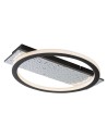 Rabalux 71496 Lunava, плафон, 18W, 3000-6500K, L40cm, черно/хром