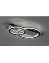 Rabalux 71497 Lunava, плафон, 24W, 3000-6500K, L58cm, черно/хром - 5