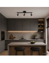 Rabalux 73147 Norton, плафон, GU10 3x25W, L38cm, черно - 6