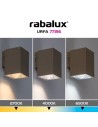 Rabalux 77216 Urfa, аплик, 9W, 2700, 4000, 6500K, H11, 5cm, IP65 - 9