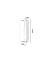 Rabalux 77230 Orlun, аплик, 20W, 4000K, H29, 5cm, черно, IP65 - 8