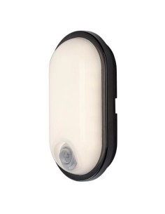 Rabalux 77231 Hort2, аплик, 15W, 4000K, черно, IP65, със сензор