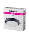 Rabalux 77234 Welro, плафон, E27 1x9W, D30cm, черно, IP65 - 7