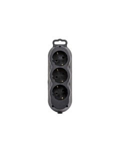 ATRA 7126 гумен разклонител с 3 гнезда | LEDs4Economy 2