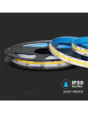 V-TAC LED COB Лента 24V IP20 4000K 280 Leds 10W/m - 212653 - 3