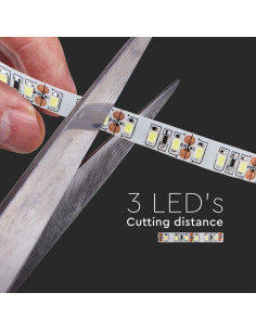 V-TAC LED Лента SMD2835 168 LEDs 24V IP20 4000K 140 lm/W - 212597 - Цена | LEDs4economy 2