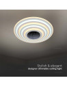 V-TAC 125W LED Осветител За Таван (D50x7CM) CCT: 3000-6500K Димираща + Дистанционно - 15359 - 9