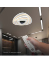 V-TAC 120W LED Осветител За Таван (51x50x7CM) CCT: 3000-6500K Димираща + Дистанционно - 15357 - 8