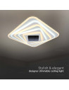 V-TAC 150W LED Осветител За Таван (50x50x7CM) CCT: 3000-6500K Димираща + Дистанционно - 15356 - 7