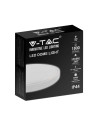 V-TAC 18W LED Плафон Кръг Бяла Рамка 4000К IP44 - 6