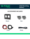 V-TAC 6.14kWh Батерия за Стенен Монтаж 51.2V IP65 RW-M61 - 8