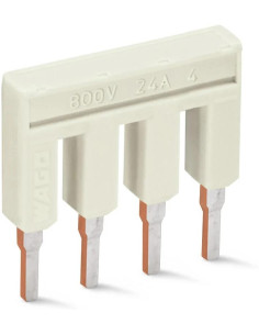 Wago Гребен 4 пина за редова клема 2.5мм2 за серия TOPJOB® S - 2002-404 - Цена | LEDs4economy