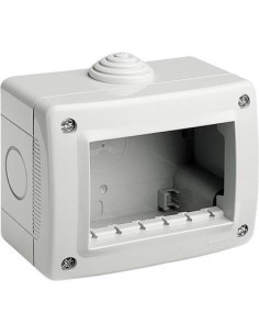 BTICINO Конзола за открит монтаж без капак IP40 3 мод. цвят Светлосив Classia - 27403 - Цена | LEDs4economy