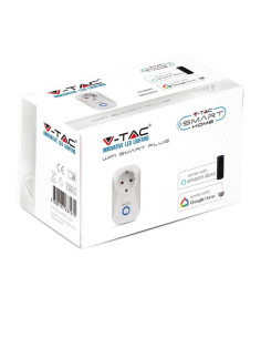 V-TAC WIFI SMART Контакт Преносим Съвместим с Amazon Alexa & Google Home - 8415 - Цена | LEDs4economy 2