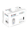 V-TAC WIFI SMART Контакт Преносим Съвместим с Amazon Alexa & Google Home - 8415 - 2