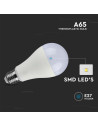 V-tac LED Крушка - 17W E27 A65 Термо Пластик 6400K 214458 - 6