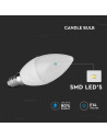 V-tac LED Крушка - 3.7W E14 C37 Кендъл 3000K 214216 - 6