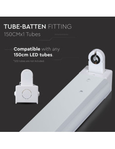 V-TAC Шина 1 x150cm - 6056 - Цена | LEDs4economy 2